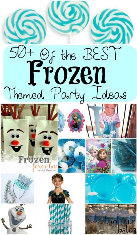 Throw the best Frozen party with these awesome Frozen themed food ideas! Frozen Themed Party Ideas, Frozen Party Ideas, Frozen Themed Party, Frozen Birthday Party Ideas, Olaf Birthday, Themed Party Ideas, Frozen Bday Party, Frozen Hair, Disney Frozen Party