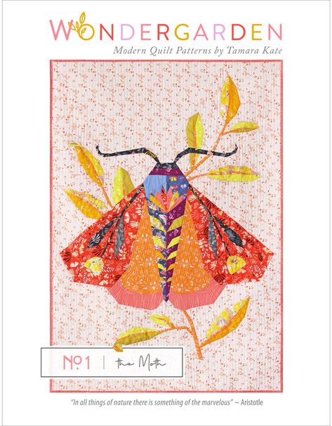 Welcome, Nanno Creative! Moth Quilt, Paper Pieced Quilt Patterns, The Moth, Quilt Modernen, Paper Pieced Quilt, Windham Fabrics, Modern Quilt Patterns, Paper Piecing Patterns, Foundation Paper Piecing