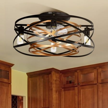 The Farmhouse Caged Ceiling Fans with Lights Remote Control combine industrial charm and farmhouse aesthetics, making them a perfect addition to any space. With their 22-inch Flush Mount Industrial Fan design, they are suitable for both indoor and outdoor use, adding a rustic, coastal touch to your living room, bedroom, kitchen, dining room, bathroom, or even outdoor areas. Featuring a caged ceiling fan light fixture and a socket fan compatible with 4 E26 bulbs, these fans provide ample lighting Ceiling Fan Above Kitchen Island, Bedroom Ceiling Fan Light, Kitchen Ceiling Fan, Modern Oak Kitchen, Caged Ceiling Fan With Light, Industrial Farmhouse Lighting, Antique Ceiling Fans, Small Light Fixtures, Ceiling Fan Light Fixtures