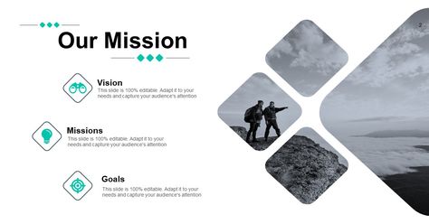 Looking for pre-designed #vision #mission #PowerPoint #templates? Our #company vision and mission #PPT #template is ideally suited to provide invaluable assistance at each stage of your success story. Download here Company Vision And Mission Design, Mission And Vision Website Design, Mission And Vision Design Template, Vision Mission Values Design, Our Vision And Mission Design, Our Mission Page Design, Mission Vision Design, Mission And Vision Design, Mission Vision Values Design