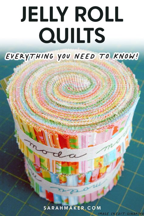 Fabric Roll Quilt Patterns, What Size Quilt Does A Jelly Roll Make, How To Use Jelly Rolls In Quilting, How Many Jelly Rolls To Make A King Size Quilt, Jelly Roll Projects Easy, Quilting With Precuts, Jelly Roll Queen Size Quilt Patterns, How To Make A Jelly Roll, Jelly Roll Quilts Easy