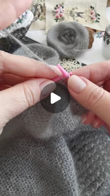 Sina Crafts on Instagram: "Making mohair blouse. Knitting therapy" Knitting With Mohair Yarn, Mohair Patterns Free, Mohair Free Pattern, Mohair Yarn Projects, Mohair Sweater Pattern Free Knitting, Mohair Knitting Patterns, Blouse Knitting, Mohair Sweater Pattern, Mohair Sweater Knit