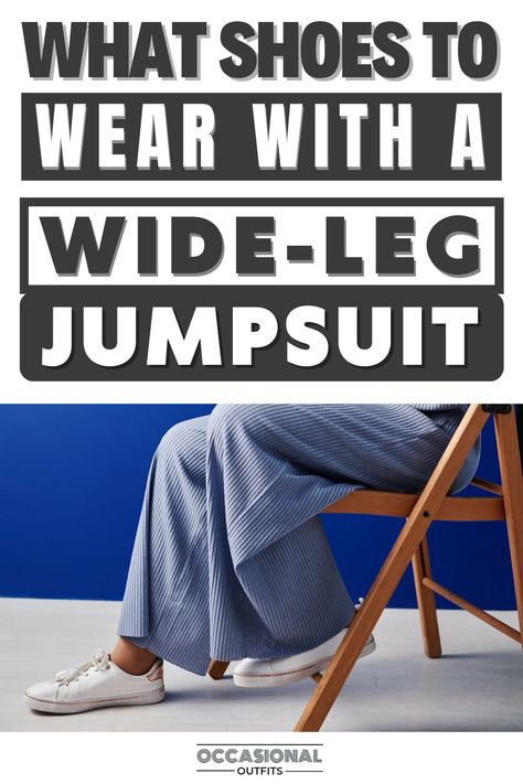 Discover the perfect footwear pairing for your wide leg jumpsuit! Whether it's a casual day out or a chic evening affair, find out What Shoes To Wear With a Wide Leg Jumpsuit to elevate your style. From statement heels to trendy sneakers, we've got you covered. Step up your fashion game with our expert shoe recommendations. #Jumpsuit #Footwear #WhatShoestoWear #Shoes #Widelegjumpsuit #Fashion Shoes To Wear With Jumpsuit Casual, Style A Jumpsuit For Winter, Shoes For Jumpsuit Outfit, How To Wear A Jumpsuit In Winter, Winter Jumpsuit Outfit Classy, Shoes With Jumpsuit Outfit, Shoes To Wear With Rompers, What To Wear Over A Jumpsuit, How To Dress Up A Jumpsuit