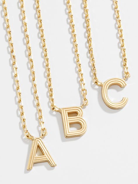 NO WAIT TIME: This product is ready to ship and requires no extra wait time. The perfect solution for when you need the perfect, personalized gift quick (or simply can't wait to get your new piece). Our 18K Gold Textured Initial Necklace is sure to be your newest necklace go-to. Available in letters A-Z, each dainty gold chain features a delicate, textured initial of your choice in the center. Layer with a few other of your favorite necklace styles, or let it stun all on its own. Even better? Th Preppy Accessories, Necklace Styles, Dainty Gold Chain, Gold C, Initial Necklace Gold, Quick Gifts, Initial Jewelry, Custom Gifts, Letter Necklace