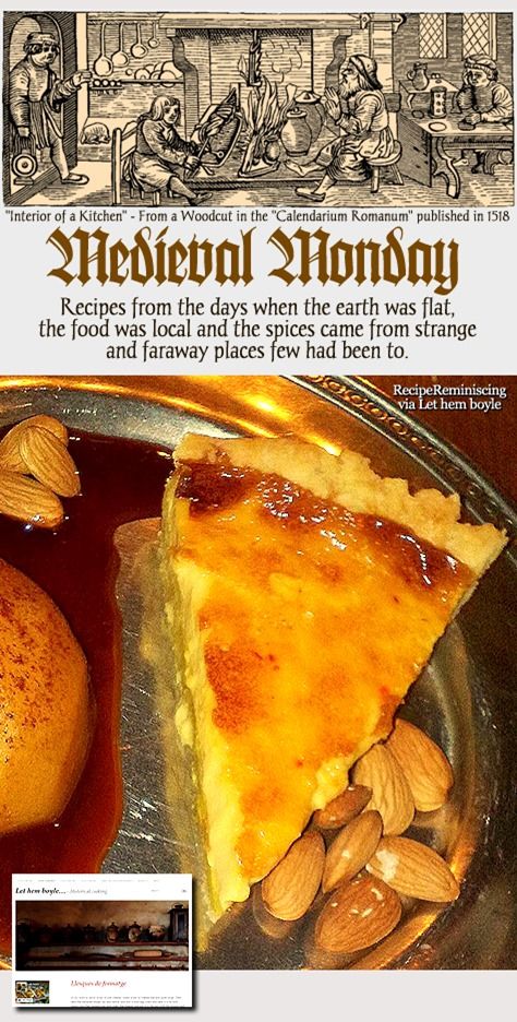 Medieval Monday – Doucetes Victorian Recipes, Colonial Recipe, Viking Food, Medieval Recipes, Ancient Recipes, Food History, Food Writing, Retro Recipes, Authentic Recipes