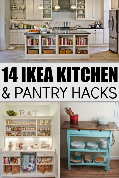 I love IKEA! They always have something/everything to inspire me. Great kitchen/pantry ideas here from Ikea!! Ikea Kitchen Pantry, Pantry Hacks, Ikea Pantry, Hacks Ikea, Kitchen Ikea, Diy Bathroom Furniture, Pallet Furniture Living Room, Diy Baby Furniture, Furniture Small Spaces