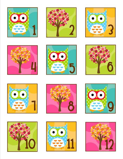 Owl Organisation, Owl Kindergarten, Owl Decorations, Owl Quotes, Owl Printables, Owl Paper, Owl Theme Classroom, Owl Classroom, Calendar Numbers