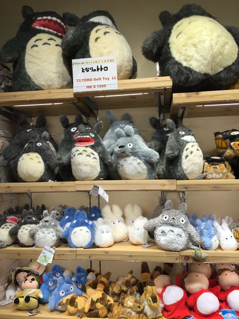 Totoro Plush, Japan Aesthetic, Ghibli Art, My Neighbor Totoro, Cute Stuffed Animals, Cute Little Things, Cute Plush, Miyazaki, Dream Room