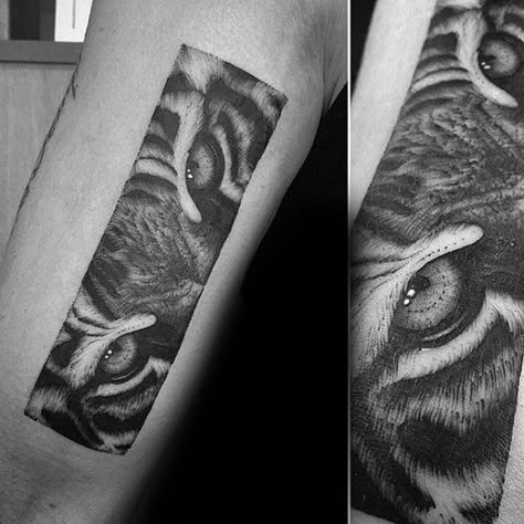 40 Tiger Eyes Tattoo Designs For Men - Realistic Animal Ink Ideas Animals Eyes Tattoo, Tiger Eye Tattoo Men, Eye Tiger Tattoo, Waiting Tattoo, Animal Eyes Tattoo, Tiger Eye Tattoo, Eyes Tattoo Design, Tiger Eyes Tattoo, Go Tattoo