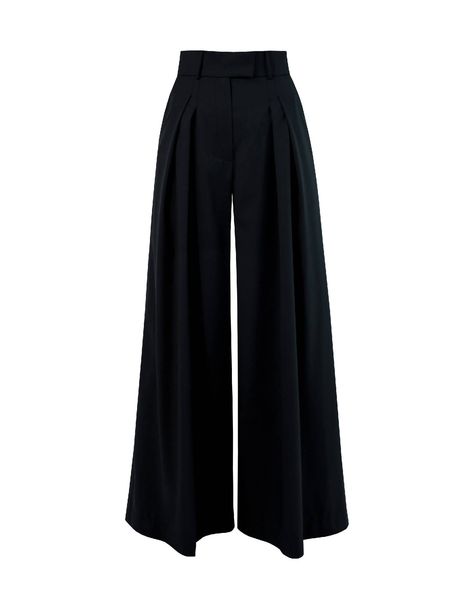 Wool Pleated Palazzo Pants– NOT JUST A LABEL