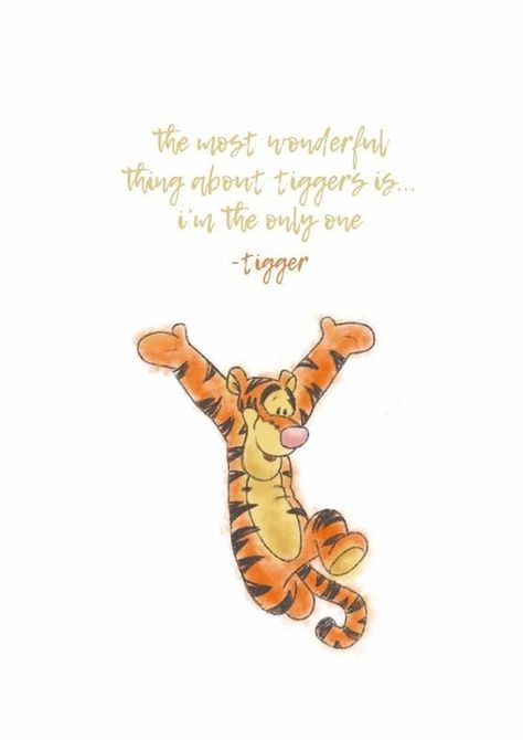 Winny The Pooh Quotes, Tigger Quotes, Tigger Tattoo, Piglet Quotes, Pooh Drawing, Winnie The Pooh Tattoos, Yellow Tang, Winnie The Pooh Drawing, Tigger Disney