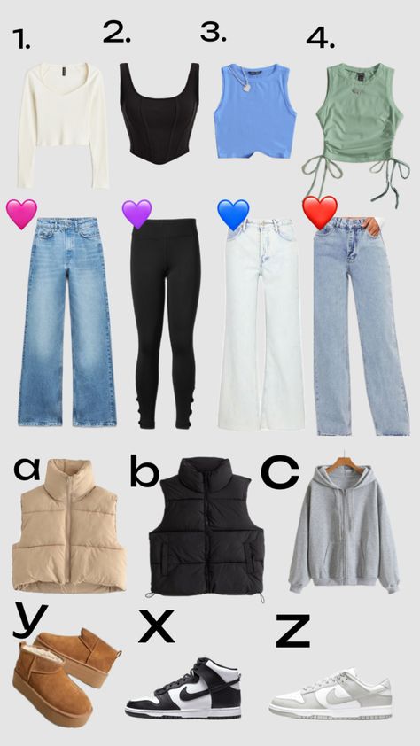 Pick ur own outfit!!! Pick Ur Outfit, Outfit Shuffles, Preppy Gifts, Cute Everyday Outfits, Your Aesthetic, Connect With People, Creative Energy, Everyday Outfits, Cute Outfits