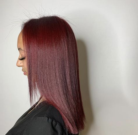 Burgundy Natural Hair, Natural Baddie, Short Burgundy Hair, Burgundy Hair Color, Silk Press Natural Hair, Volume Curls, Girl Hair Colors, Diamond Hair, Hair Color Burgundy