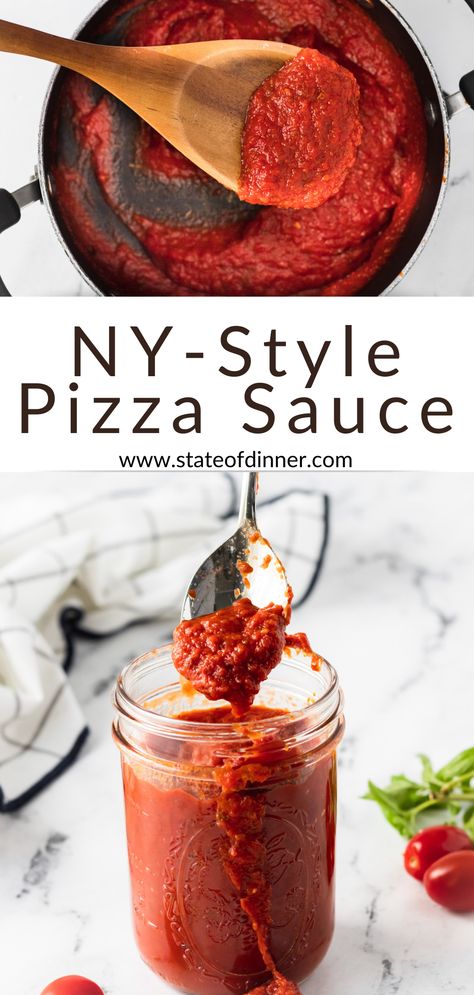 Essen, The Best Pizza Sauce, Best Pizza Sauce, Ny Style Pizza, Sweet Pizza, Best Pizza Dough, Best Homemade Pizza, Pizza Sauce Recipe, New York Pizza