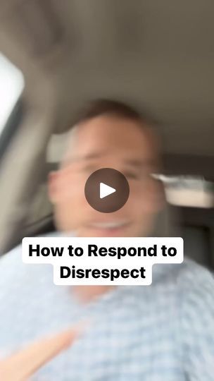 72K views · 1.9K reactions | responding to disrespect  #disrespectful #disrespect #assertiveness #selfesteembuilding #belittle #powermoves #adsonreels #usareels #foryou #trending | Jefferson thoughts | Jefferson thoughts · Original audio Jefferson Fisher, Conversation Tips, How To Control Anger, Power Moves, Narcissistic Parent, Speech Language Therapy, Language Therapy, Speech And Language, Self Esteem