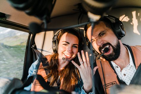 Pilot Proposal, Proposal Destinations, Airport Photoshoot, Helicopter Proposal, Pilot Wedding, Dreamy Proposal, Valdez Alaska, Alaska Elopement, Epic Elopement