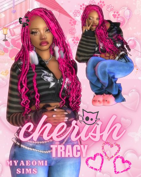 ♡ cherish tracy ♡ sim download & cc links | Patreon Sims Cc Clothes Patreon Y2k, Sims 4 Mods Extreme, Sims 4 Alpha Cc Y2k, Sims For Download The Sims 4, Alpha Hair Cc Sims 4 Patreon, Poc Sims4 Cc, Sims 4 Cc With Links, Sims File Share Cc, Wigs Sims 4 Cc