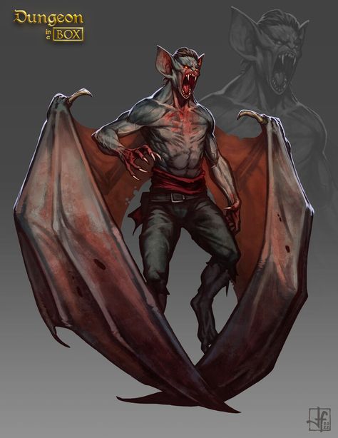 Monster Vampire, Dark Creatures, Vampires And Werewolves, Vampire Art, Vampire Bat, Alien Concept Art, Monster Concept Art, Classic Monsters, Fantasy Monster