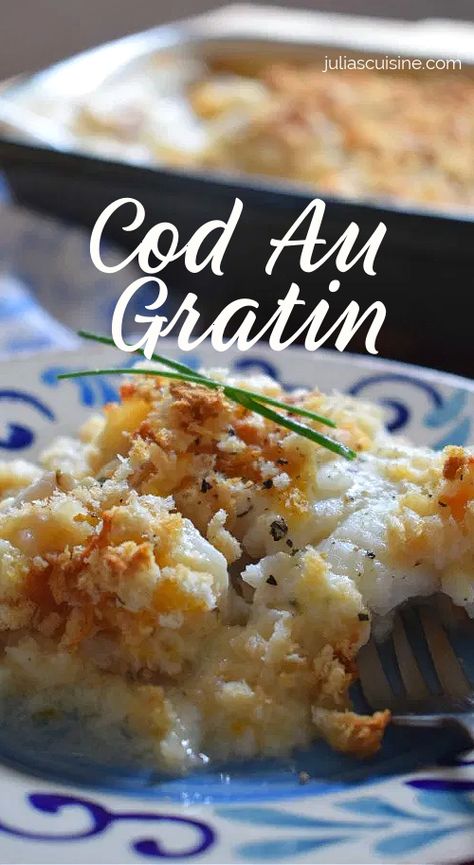 Cod au Gratin is a classic and comforting dish and I’ve been making it for years. This dish never disappoints and is perfect served with crisp vegetables and some home made bread. Take a look! #seafood #codrecipes #bakedfishreacipes Bread Crumb Topping, Home Made Bread, Cod Fish Recipes, Cooking Friends, Au Gratin Recipes, Fish Recipes Baked, Irish Cuisine, Fish Dinner Recipes, Cod Recipes