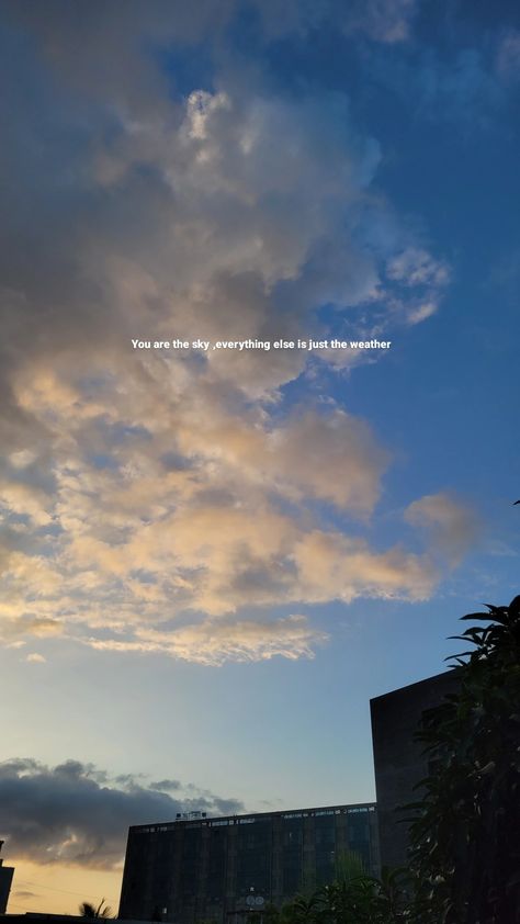 #sky #clouds #sunset Cloudy Sky Quotes, Sky Quotes Clouds, Sky Quotes, Clouds Sunset, 8k Wallpaper, Cloudy Sky, Sky Clouds, Sky Aesthetic, Quote Of The Day