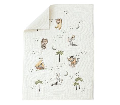 Wild Things Nursery, Crib Liners, Crib Fitted Sheet, White Quilts, Hooded Baby Towel, Toddler Quilt, Swaddle Sets, Baby Bedding Sets, Fitted Crib Sheet