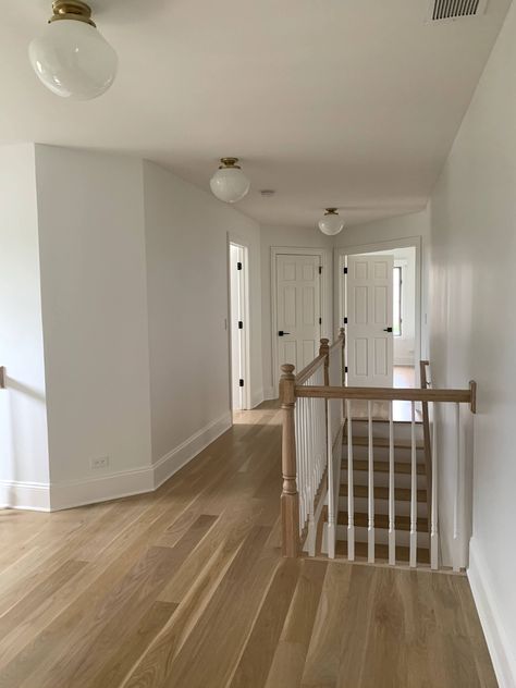 Natural Oak Wood Floors, White Oak Bona Stain, Natural White Oak Hardwood Floors, 5 Inch White Oak Hardwood Floors, Bona Natural Seal White Oak, Bona Floor Stain, Light Maple Floors, Natural Maple Floors, Benjamin Moore Dove White