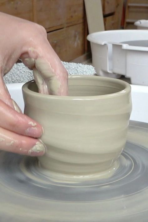 Pottery Trimming, Sarina Bowen, Candle Making Tutorial, Throwing Clay, Ceramic Cutlery, Pottery Pots, Making Candles, Clay Cup, Wheel Throwing