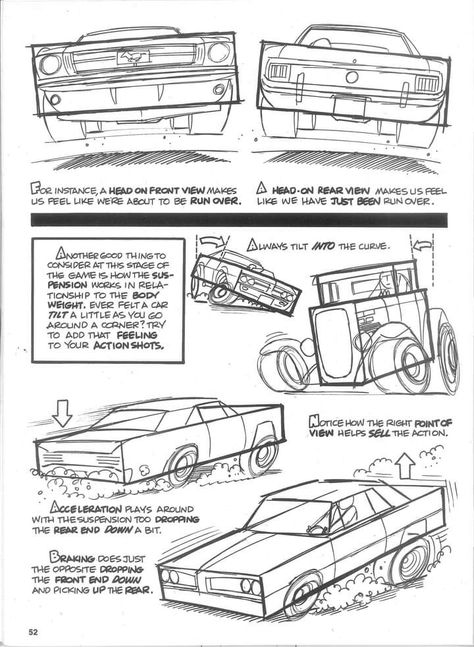 Car Art Reference, How To Draw Cars Step By Step, How To Draw Cars, Cartoons Magazine, Cartoon Car Drawing, Longboard Design, Automotive Illustration, Cool Car Drawings, Automotive Artwork