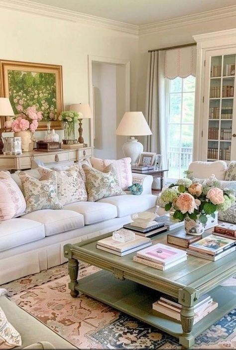 Dreamy Living Room, Home Decor Cozy, Home Decor Ideas Living Room, Home Decor Modern, Home Decoration Ideas, Dream House Rooms, Southern Home, Dream House Interior, Decoration Inspiration