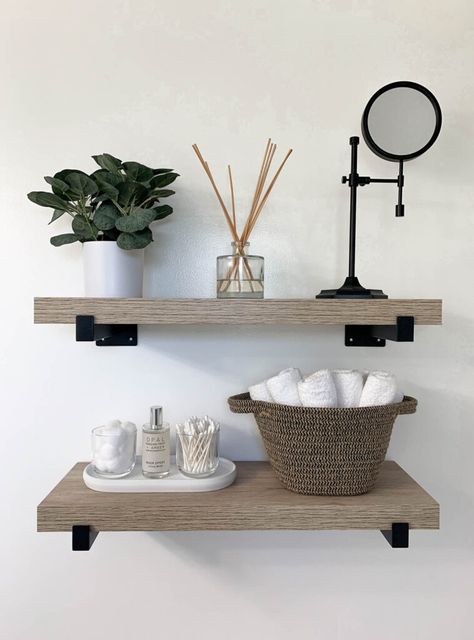 Pantry Shelves Ideas, Shelves Above Toilet, Bathroom Shelves Over Toilet, Floating Shelf Decor, Bathroom Shelf Decor, Pantry Shelves, Shelves Ideas, Floating Shelves Bathroom, Restroom Decor