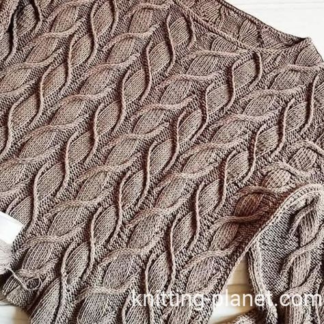 Diy Tricot, Cable Knitting Patterns, Knitting Stitches Tutorial, Baby Sweater Knitting Pattern, Knitting Paterns, Cable Knitting, Lace Knitting Patterns, Crochet Stitches Video, Knit Stitch Patterns