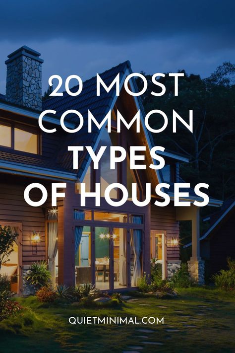 Home Styles Types Of Interior, Types Of Houses Styles, House Types, Different House Styles, Different Types Of Houses, Interior Design History, Home Styles Exterior, Types Of Architecture, Home Styles