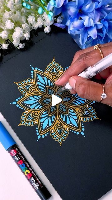 𝗠𝗮𝗵𝗲𝘀𝘄𝗮𝗿𝗶 𝗔𝗿𝘂𝗹𝗸𝘂𝗺𝗮𝗿 on Instagram: "🦋 💫🌀Tips for Beginners: 

	✨🔹Take Your Time: Mandala art is meant to be meditative, so work slowly and carefully. 

	✨🔹 Focus on Symmetry: The guide lines are there to help you keep the design balanced.

	✨🔹 Keep It Simple: For beginners, sticking to basic shapes like petals and lines will keep the design manageable while still looking beautiful.

	✨🔹 Practice Makes Perfect: The more you practice, the more comfortable you’ll become with creating intricate patterns. Feel free to make mistakes; the goal is to enjoy the process!

@freehand.art 

.
.
.

#happynavratri 

#inspiration#healing#mindfulness#trending#learntodraw#ilovesharingmandala#mandala#beginners#tips" Mandala Art Simple Drawings, Mandala Art Basic Patterns, Simple Mandala Art For Beginners, Simple Mandala Design, Mandala Art For Beginners, Dyi Art, Painting Stones, Zentangle Ideas, Boho Art Drawings