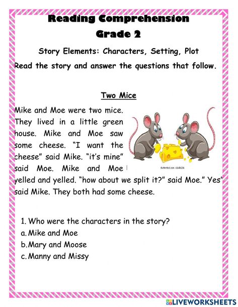 Kindergarten Spelling Words, Story Elements Worksheet, Story Worksheet, 2nd Grade Reading Comprehension, Teaching Child To Read, Sight Word Spelling, Word Family Worksheets, Nonfiction Text Features, Sight Word Reading