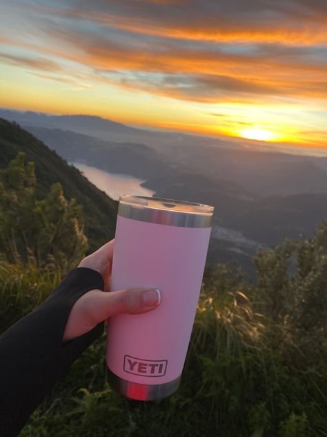 Yeti Water Bottle Aesthetic, Yeti Aesthetic, Bottle Aesthetic, Pink Yeti, Yeti Cup Designs, Amazon Account, Yeti Stickers, Cup Sleeves, Pink Cups