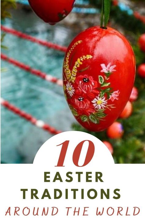 Easter is celebrated all around the world but every country has its own unique way of celebrating. Check out these 10 Easter Traditions Around The Word to share with your family! #easter #eastertraditons #around theworld Irish Easter Traditions, Easter Around The World, Easter Traditions Family, Lent Traditions, German Easter Traditions, Polish Easter Traditions, Shaving Cream Easter Eggs, Traditional Easter Recipes, Polish Easter