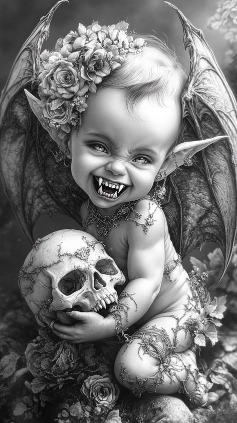 Detailed Landscape, Simple Line Art, Creepy Kids, Mythical Creatures Fantasy, Dark Art Photography, Dark Fantasy Artwork, Horror Artwork, Word A, Halloween Tattoo