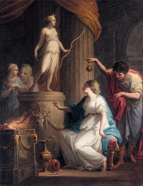 Neo Classical Painting, Neo Classical Art, Angelica Kauffmann, Goddess Greek, Greek Myth, Neo Classical, Jean Baptiste, Old Paintings, Classical Art