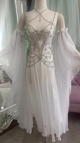 Firefly Path Dresses, Nymph Outfits, Ethereal Dress Goddesses, Firefly Path, Fairy Gown, Greek Goddess Dress, Elf Dress, Goddess Outfit, Prom Inspiration