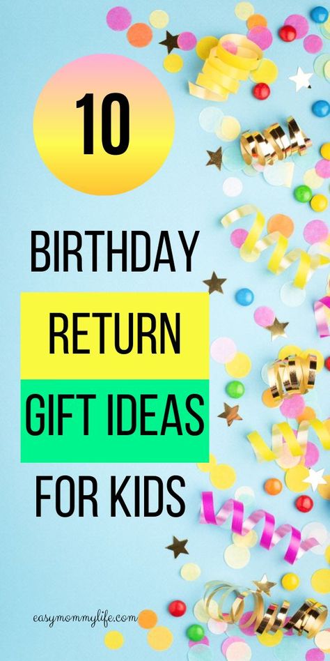 Get these unique and memorable birthday return gift ideas for kids. Leave a lasting impression on your guests as they leave your kids birthday party. These are affordable gift ideas that won’t break the bank. #birthday #firstbirthday #returngiftideas #favors #partybagideasforkids #returngiftsindianideas #kidsbirthdayideas Diy Birthday Return Gifts, Birthday Return Gift Ideas, Birthday Party Return Gifts, Return Gifts Indian, Return Gift Ideas, Budget Birthday Party, Return Gifts For Kids, Affordable Gift Ideas, Budget Birthday