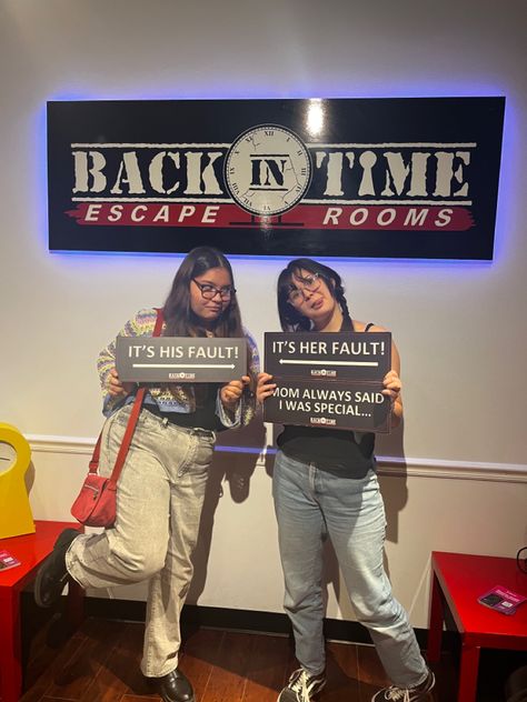 Escape Room Date, Escape Room Aesthetic, Escape Room Birthday Party, Bestie Dates, Alphabet Dating, Summer Checklist, Hangout Ideas, I Am Special, Take Photo