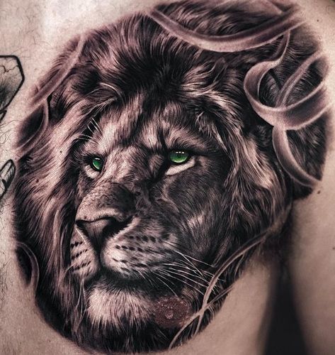 Lion In Jungle Tattoo, Lion Chest Tattoo Men Design, Lion Chest Tattoo Men, Animal Tatoos, Lion Chest Tattoo, Jungle Tattoo, Leg Sleeve Tattoos, Roman Tattoo, Canvas Tattoo