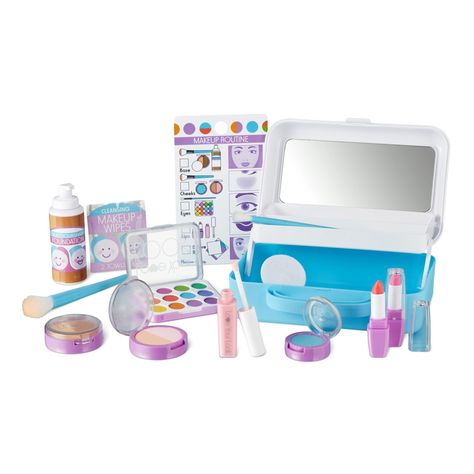 Pretend Makeup, Makeup Kit For Kids, Play Makeup, Melissa And Doug, Makeup Wipes, Pretend Play Toys, Pump Bottle, Melissa & Doug, For Eyes