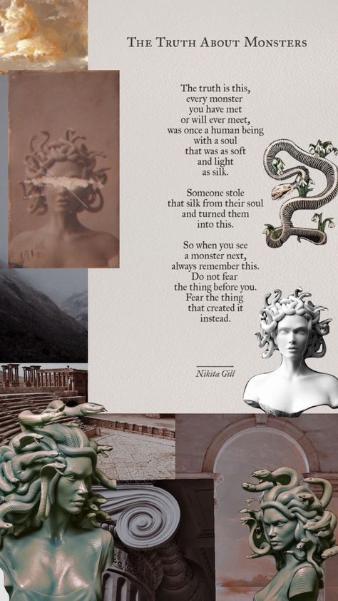 Medusa Beautiful Greek Mythology, Medusa Aesthetic Quotes, Medusa Astethic Wallpaper, Quotes About Medusa, Medusa Story Mythology, The Story Of Medusa, Medusa Poems, Medusa Astethic, Medusa Quotes Greek Mythology