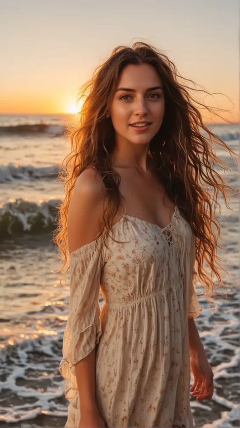 Discover the secrets to perfect beach waves hairstyles, from elegant vintage waves to practical everyday styles. Learn the best tips and tricks for all hair types, including short, medium, and long hair, to achieve glamorous and effortless waves for any occasion Beach Waves For Long Hair, Waves For Long Hair, Beach Waves Hairstyles, Beach Waves Hairstyle, Loose Curls Tutorial, Perfect Beach Waves, Unicorn Hair Color, Boho Photography, Stylish Ponytail