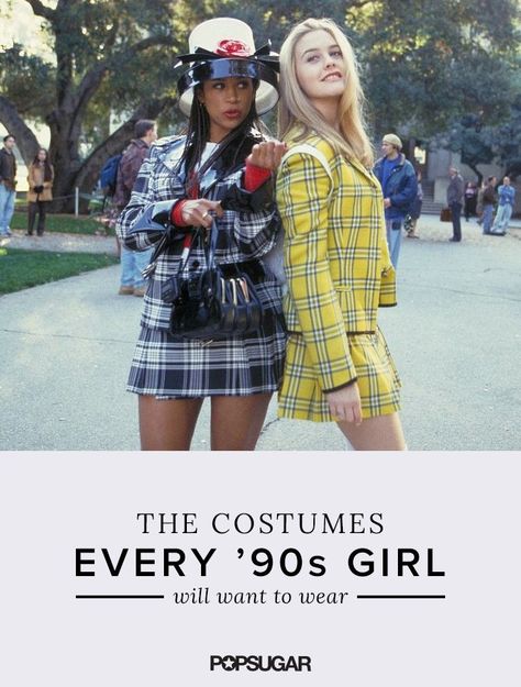 90s Best Friend Costumes, 90s Icon Costumes, Halloween Costumes Brunette, Costume Ideas For Halloween, Clueless Costume, 90s Halloween Costumes, 90s Party Costume, 90s Costume, 90s Fashion Women