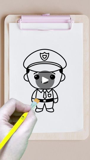 69K views · 1.4K reactions | How to draw a police officer #howtodraw #stepbystepdrawing #drawing #forkids #kidsart #drawingtutorial #drawingoftheday | Whizk ART | Whizk ART · Original audio Police Drawing Easy, Postman Drawing, Police Art Drawing, Police Officer Drawing, Police Drawing, Police Art, 50k Views, Drawing Tutorials For Kids, Drawing Tutorial Easy