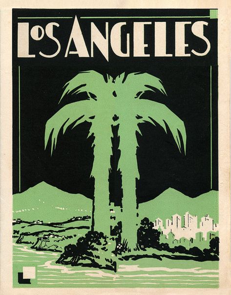 Art Deco Los Angeles Print Los Angeles Art by LaurelCanyonDreaming Vintage Los Angeles Poster, Los Angeles Wall Art, Los Angeles Poster, Murs Roses, Collage Mural, Los Angeles Print, Bedroom Wall Collage, Los Angeles Art, Art Deco Decor