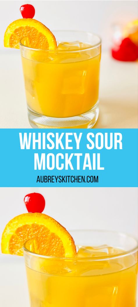 This refreshing sweet and tart Whiskey Sour Mocktail has all the flavor and none of the alcohol! Enjoy this classic cocktail in this delicious non-alcoholic version. Red Sangria Recipes, Bourbon Sour, Bourbon Cherries, Whiskey Recipes, Alcoholic Punch, Iced Matcha Latte, Sour Mix, Cook Smarts, Whiskey Sour