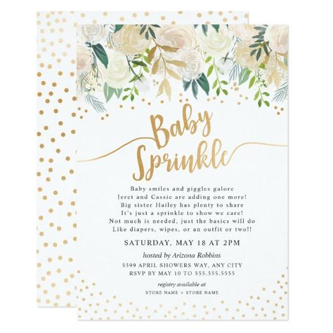 Couples Baby Shower Invitations, Sprinkle Shower, Baby Sprinkle Invitations, Sprinkle Invitations, Couples Baby Showers, Baby Shower Invitation Cards, Woodland Baby Shower Invitations, Couples Shower Invitations, Floral Baby Shower Invitations